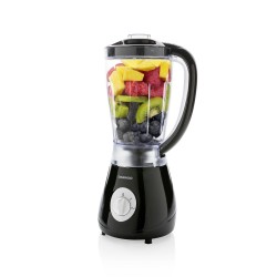 Daewoo DKB350BK Blender - 1,25 Liter - RVS messen - Smoothies - Zwart